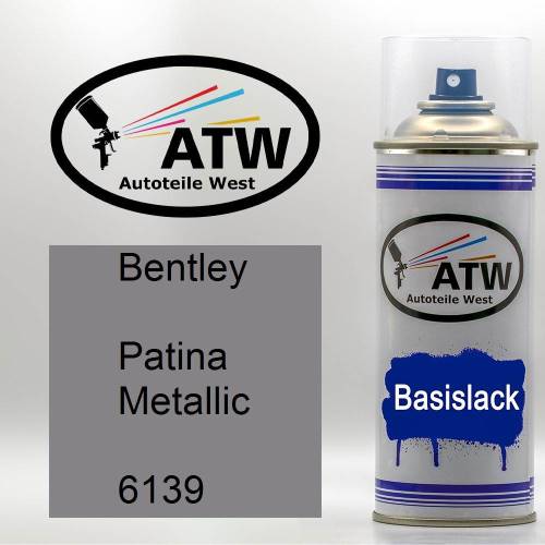 Bentley, Patina Metallic, 6139: 400ml Sprühdose, von ATW Autoteile West.